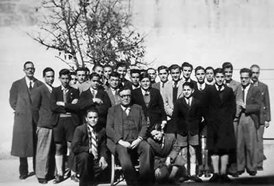 Form IV F 1948/9: From left in front row 
??, Headmaster Mr Cyril Parker (seated), ??
??, ??, ??, ??, ??
??, ??, ? Naudi, ??, Vincent Agius, Anthony Bonett, ? Pirotta, ??
??, ??, ??, ??, ??, ??, ??, ??, ??, ??, ??, ??